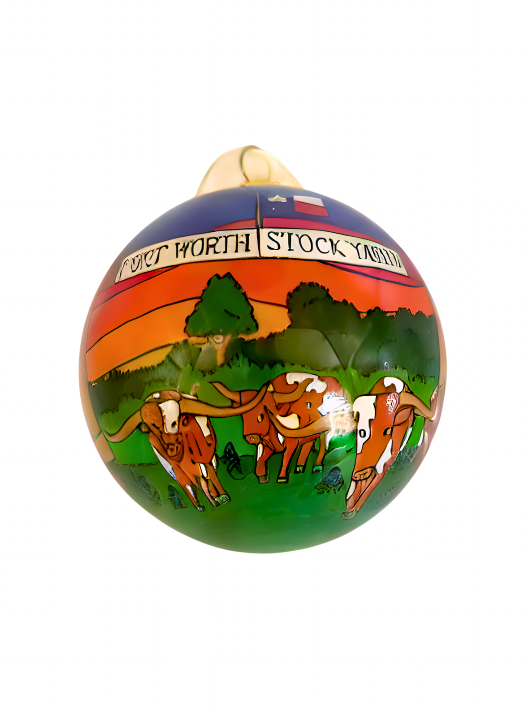 Fort Worth Stockyards - Fort Worth Christmas Ornament