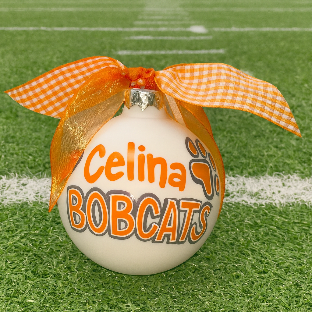 Simply Bobcats Ornament - Celina Texas Christmas Ornament 2025