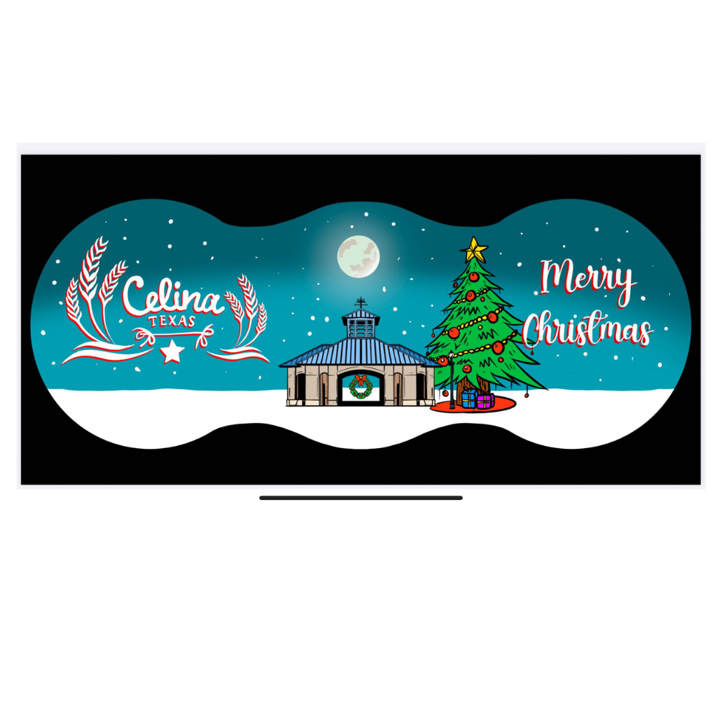 NEW 2025 Downtown Celina Square Christmas Tree Ornament