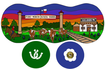 NEW 2025 Fort Worth Stockyards - Fort Worth Christmas Ornament