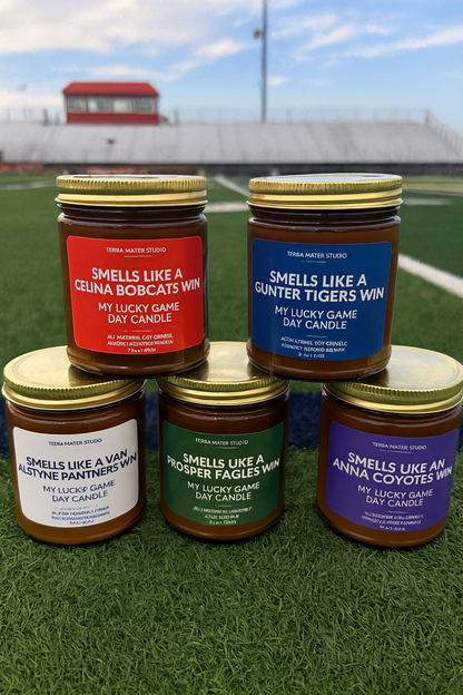 Lucky Game Day Candle – Gunter Tigers Soy Candle