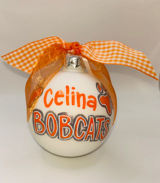 Simply Bobcats Ornament - Celina Texas Christmas Ornament 2025