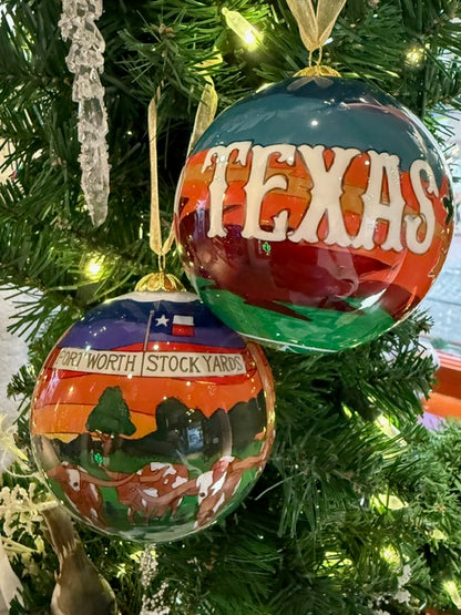 NEW 2025 Fort Worth Stockyards - Fort Worth Christmas Ornament