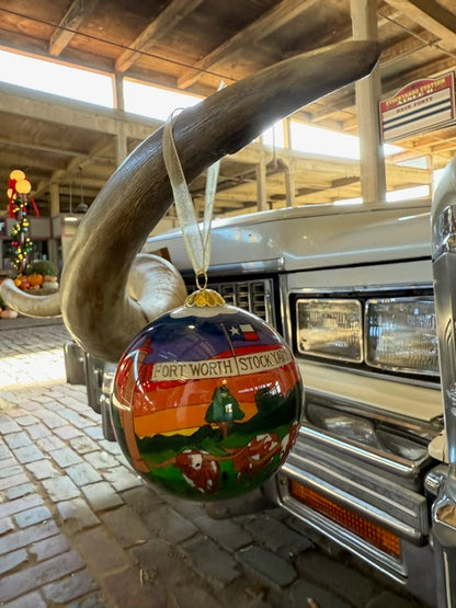 NEW 2025 Fort Worth Stockyards - Fort Worth Christmas Ornament