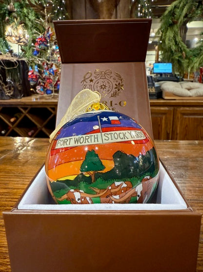 NEW 2025 Fort Worth Stockyards - Fort Worth Christmas Ornament