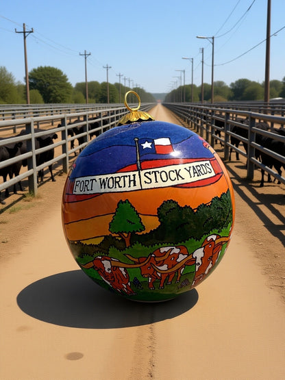 NEW 2025 Fort Worth Stockyards - Fort Worth Christmas Ornament