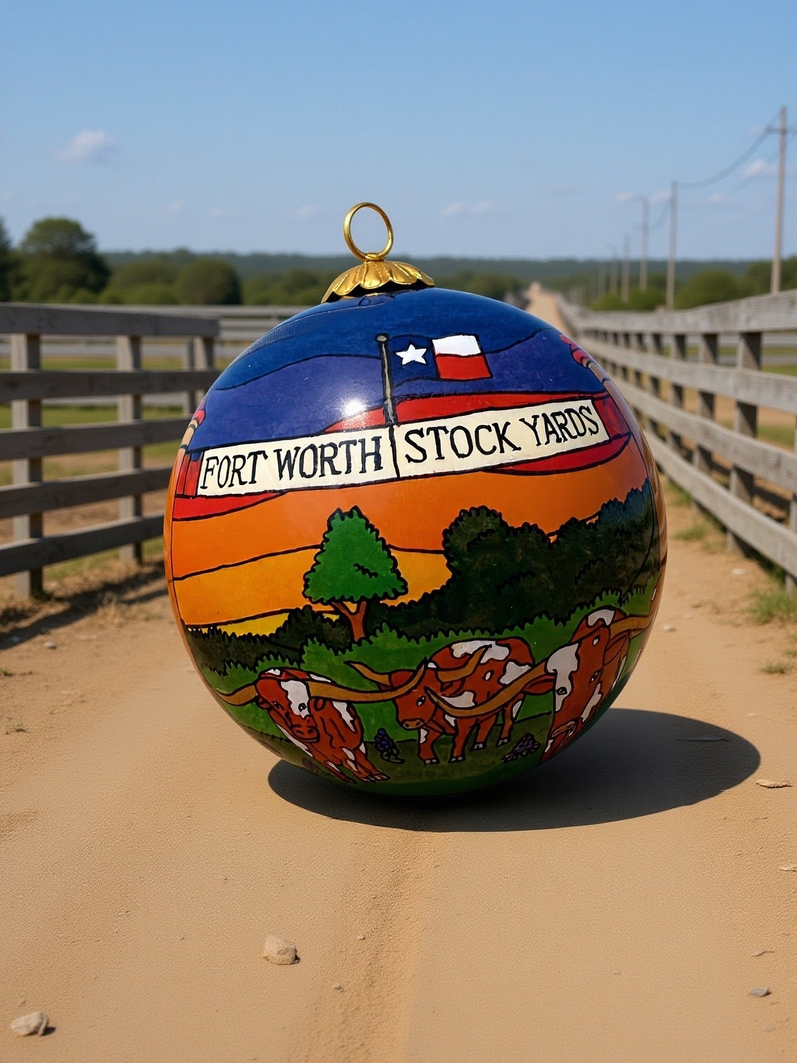 NEW 2025 Fort Worth Stockyards - Fort Worth Christmas Ornament