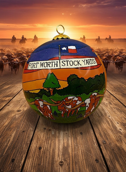 NEW 2025 Fort Worth Stockyards - Fort Worth Christmas Ornament