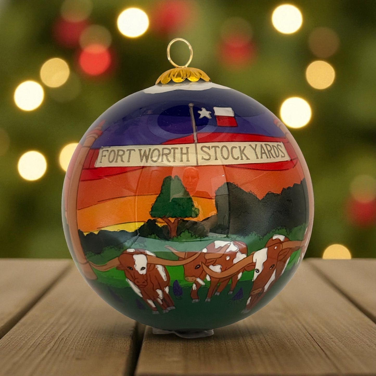 NEW 2025 Fort Worth Stockyards - Fort Worth Christmas Ornament