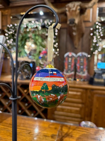 NEW 2025 Fort Worth Stockyards - Fort Worth Christmas Ornament