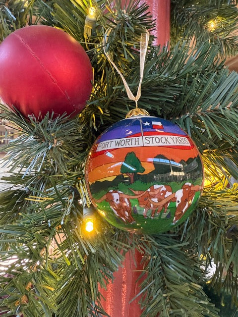 NEW 2025 Fort Worth Stockyards - Fort Worth Christmas Ornament