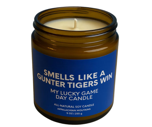 gunter texas tigers soy candles