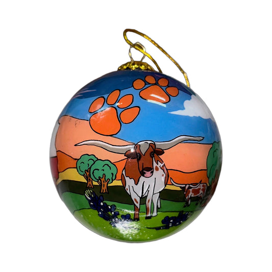 Celina Sunsets & Longhorn Ornament