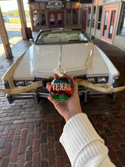 NEW 2025 Texas Proud Ornament - Texas Christmas Ornament