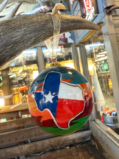 NEW 2025 Texas Proud Ornament - Texas Christmas Ornament
