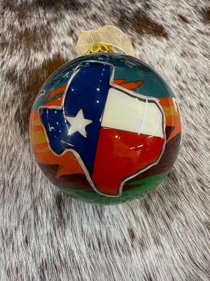 NEW 2025 Texas Proud Ornament - Texas Christmas Ornament