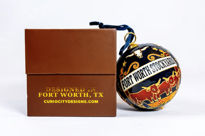 Cowtown Nights | Limited-Edition Fort Worth Stockyards Ornament