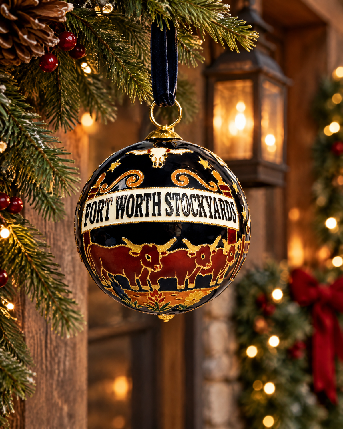Fort Worth Stockyards Ornament