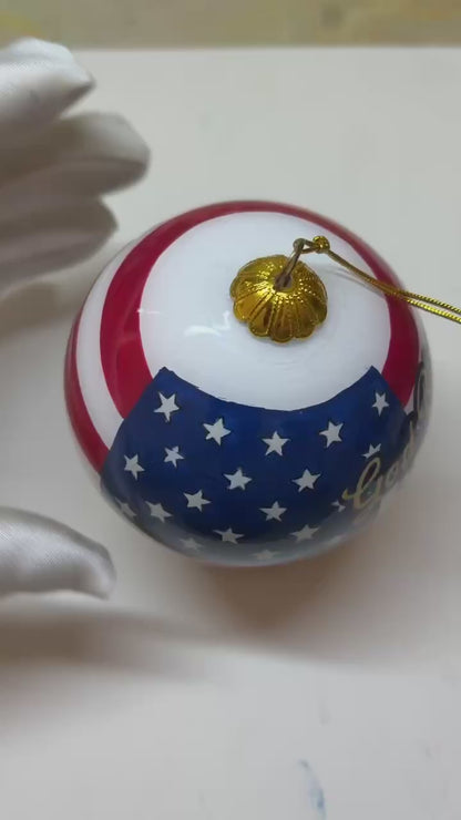 God Bless the USA 250 Years Ornament