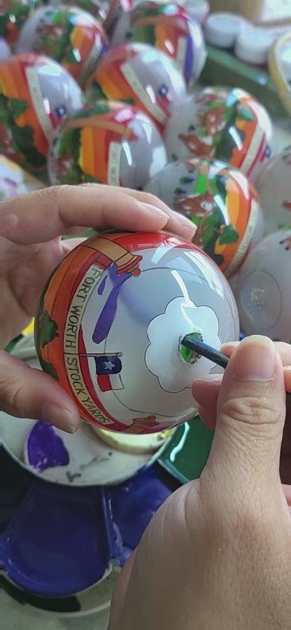 NEW 2025 Fort Worth Stockyards - Fort Worth Christmas Ornament